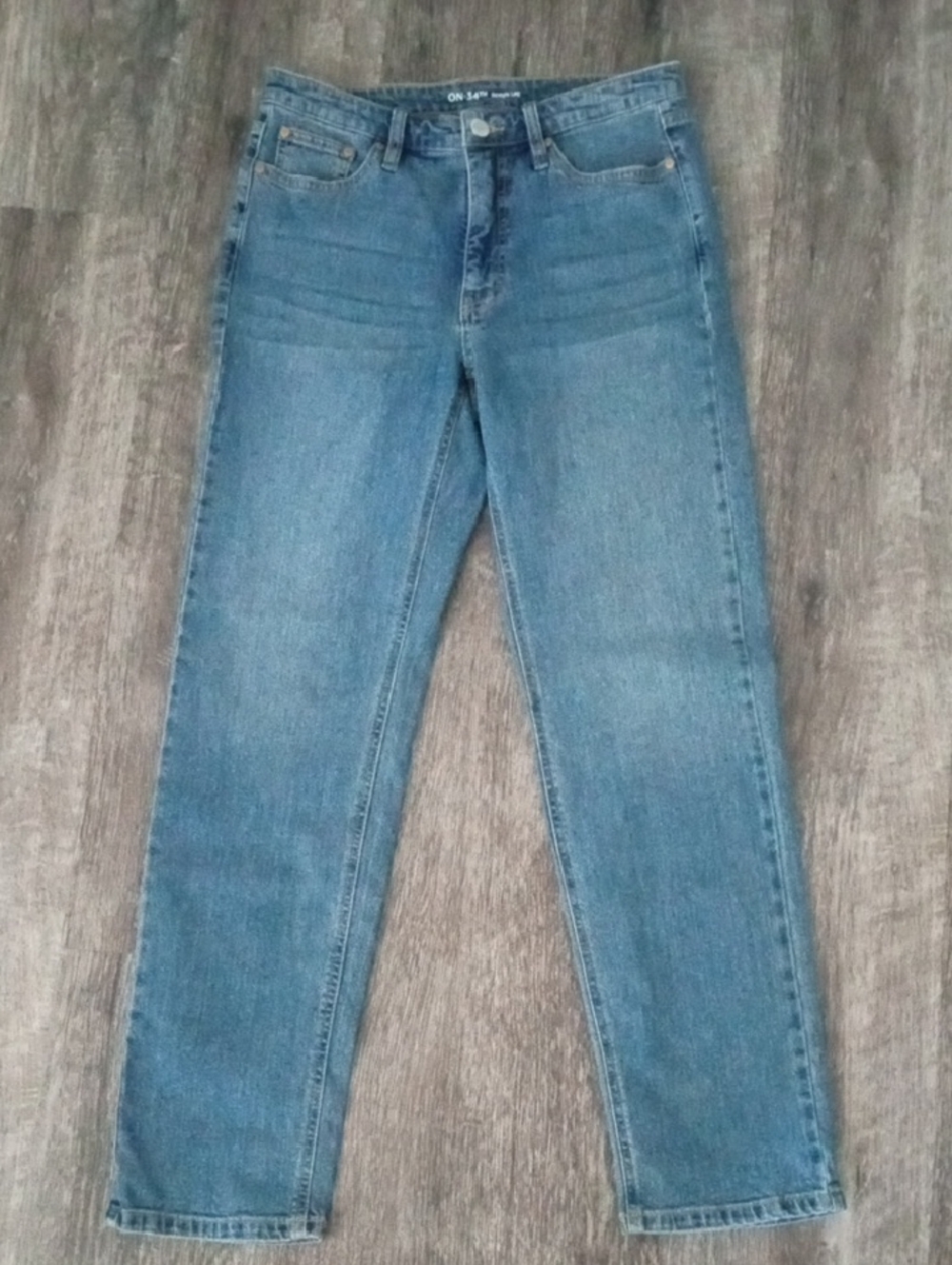 Women’s Straight Leg On 34th Blue Jeans -